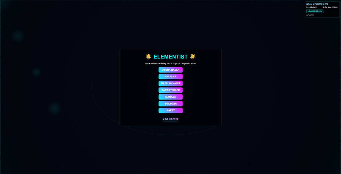 #1. Elementist (Windows) 由: 242 games