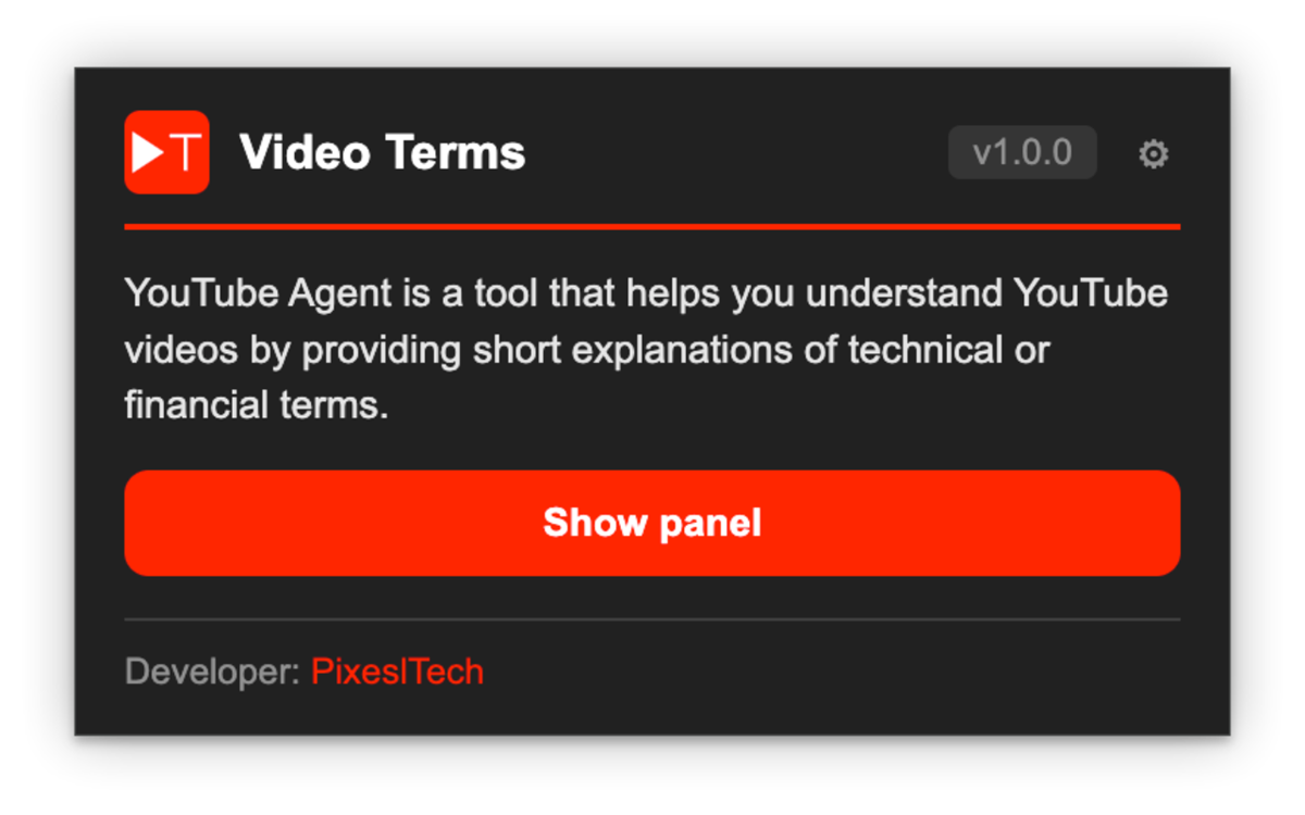 YouTube Agent - Transcript Fetch&Term Explain