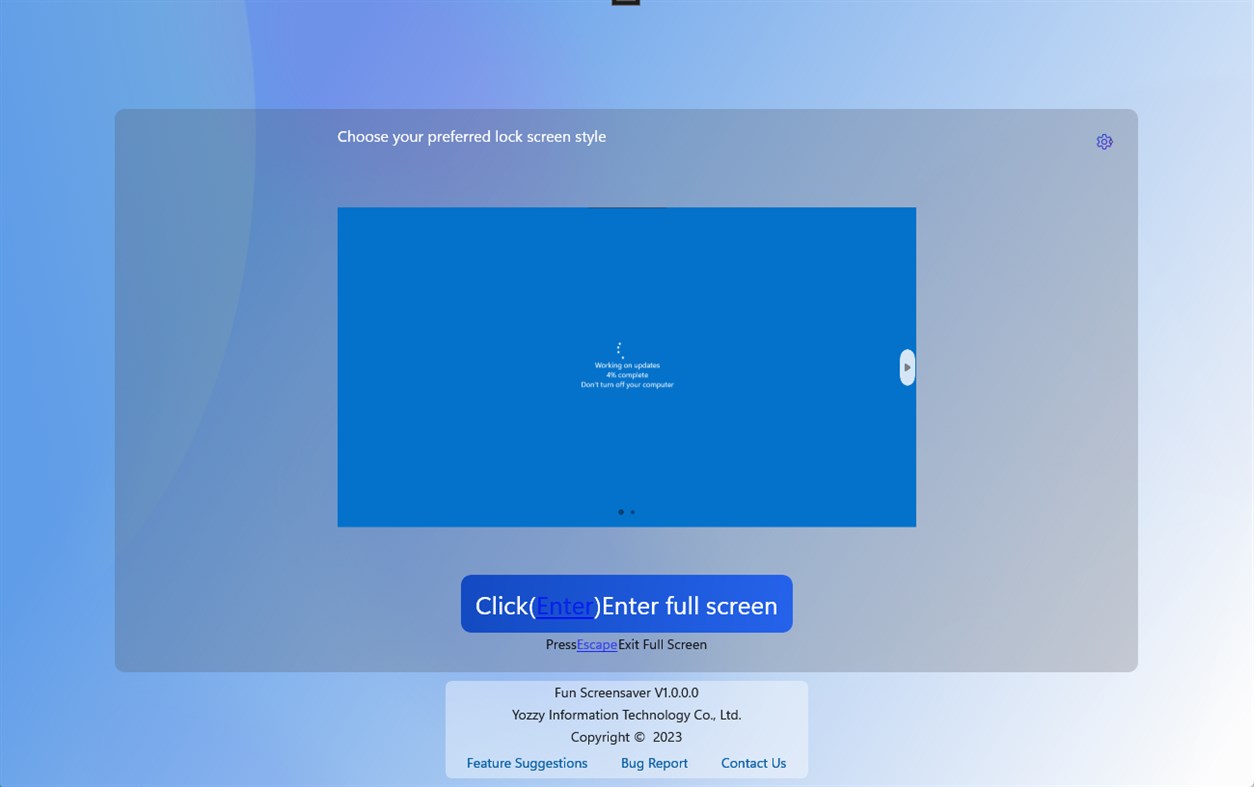 #1. Fun Screensaver (Windows) Ved: Yozzy Information