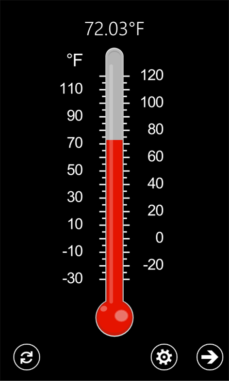 GPS Thermometer Free Screenshots 2