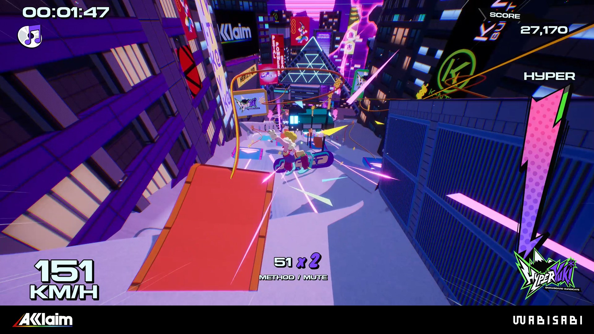 Screenshot 5 from HyperYuki: Snowboard Syndicate