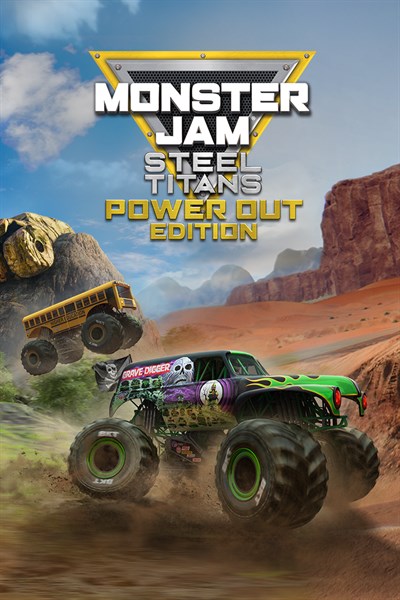 Monster Jam Steel Titans Power Out Bundle