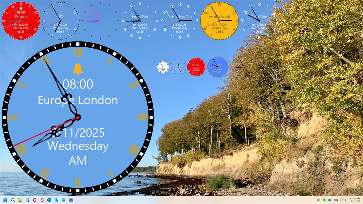 #1. TP Clock (Windows) 由: Thomas P. Olsen