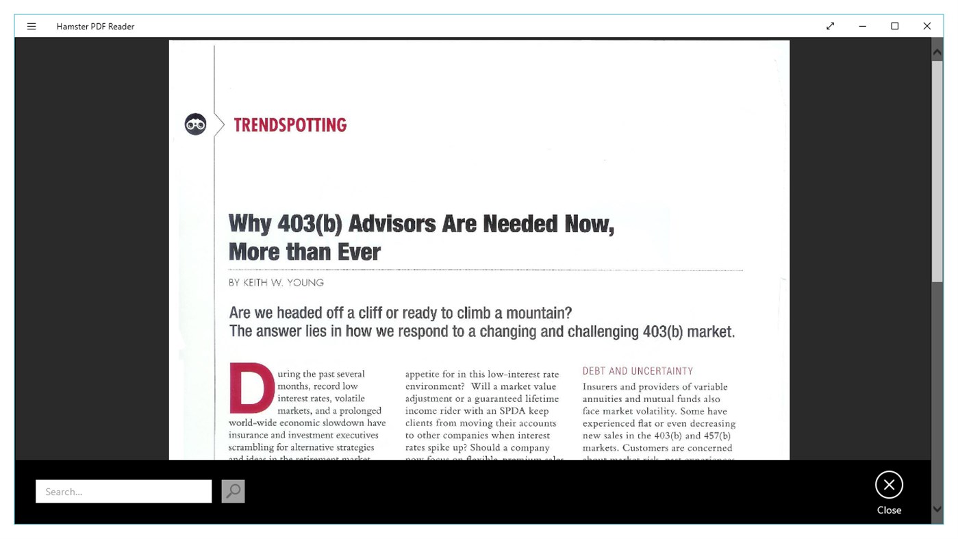 #5. Hamster PDF Reader (Windows) โดย: Hamstersoft LLC