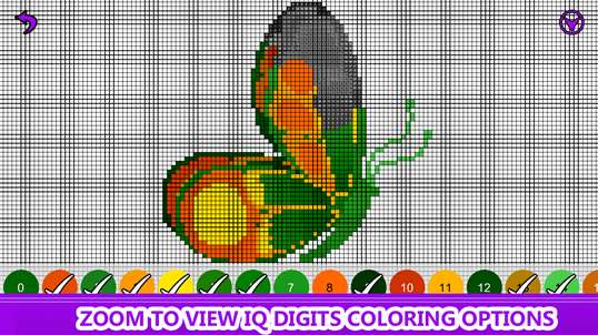 Butterfly Color by Number: Pixel Art, Sandbox Coloring screenshot 3
