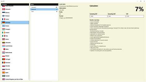 Easy VAT Screenshots 1