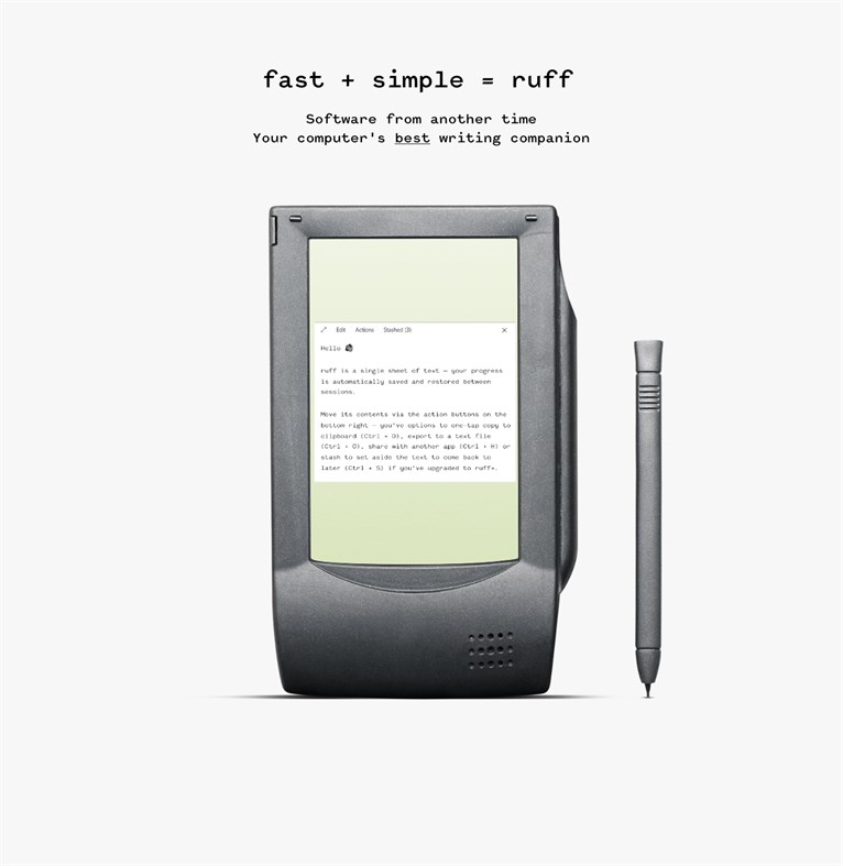 #3. ruff: the writing app for notes & drafts (Windows) 게시자: Third Culture Apps