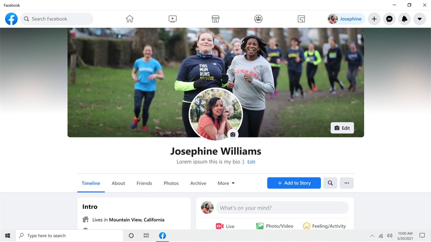 #3. Facebook (Windows) Podle: Meta