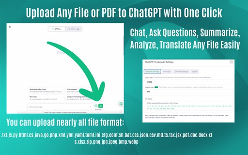 ChatGPT Sidebar & File Uploader for Chrome