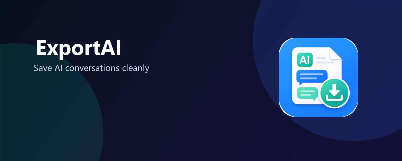 ExportAI - AI Conversation Exporter