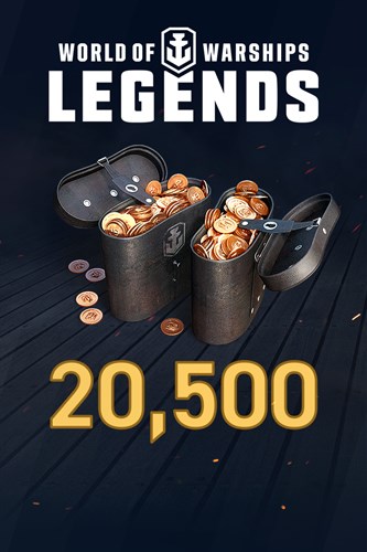 boxshot of World of Warships: Legends - 20,500 Doubloons