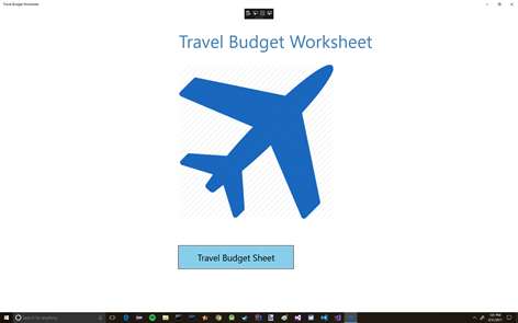 Travel Budget Worksheet Screenshots 1