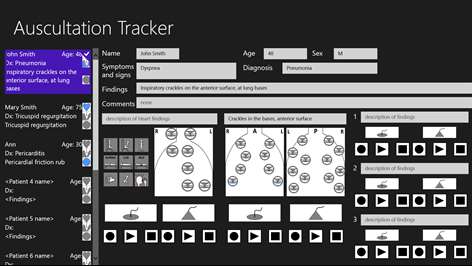 Auscultation Tracker Screenshots 2