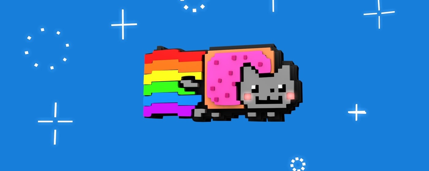 Nyan Cat Theme New Tab marquee promo image