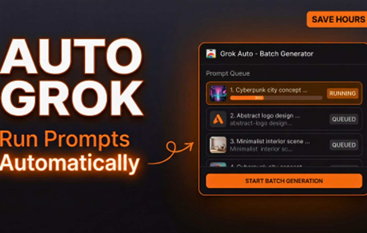 Grok Automation - Run Prompts Automatically