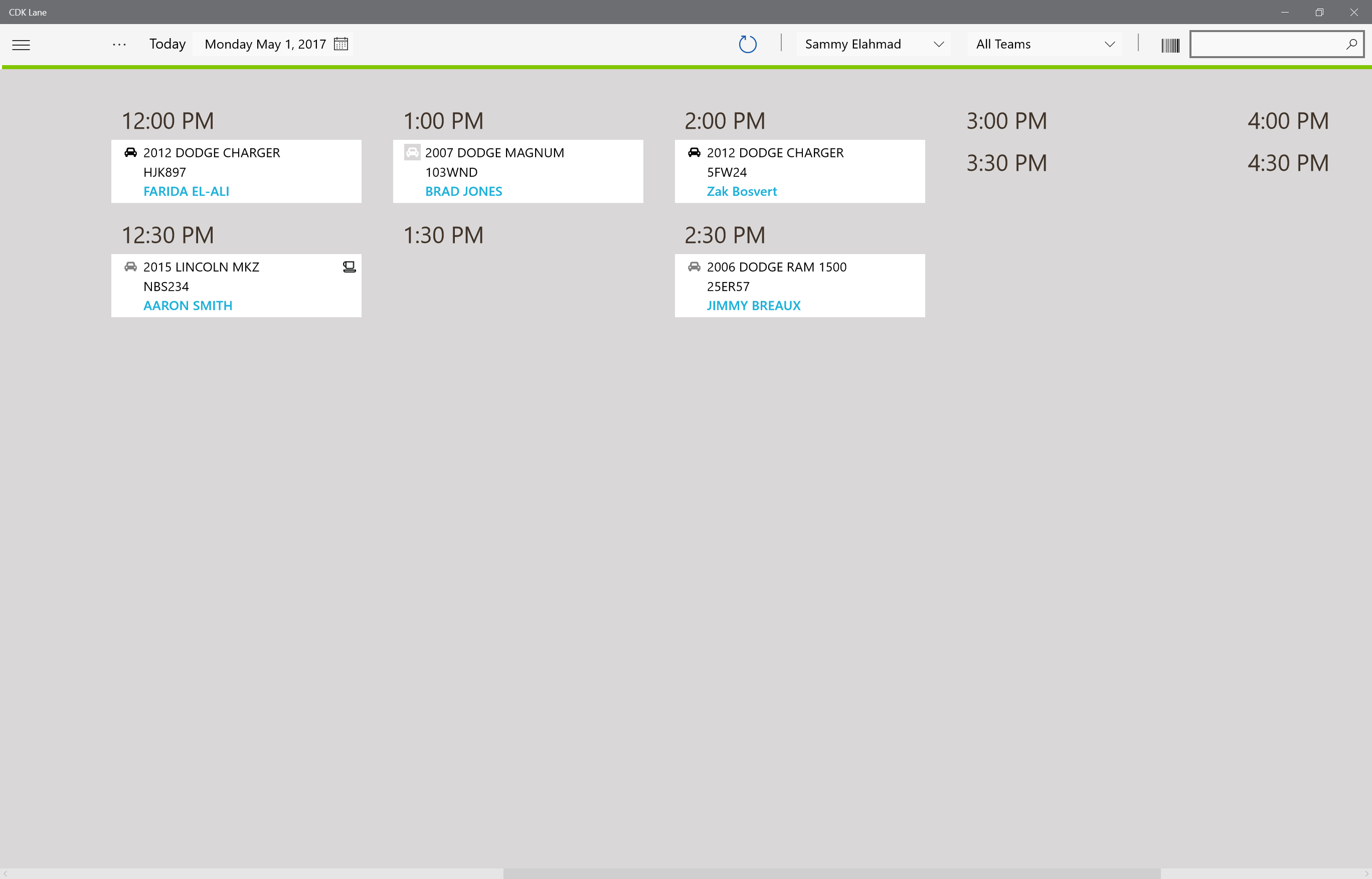 CDK Lane screenshot