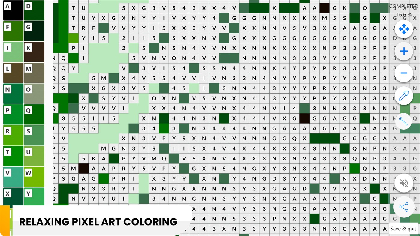 #3. Art Pixels Fantasy Color by Number (Windows) Av: JH Digital Solutions