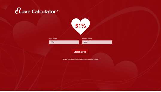 Love Calculator + screenshot 3