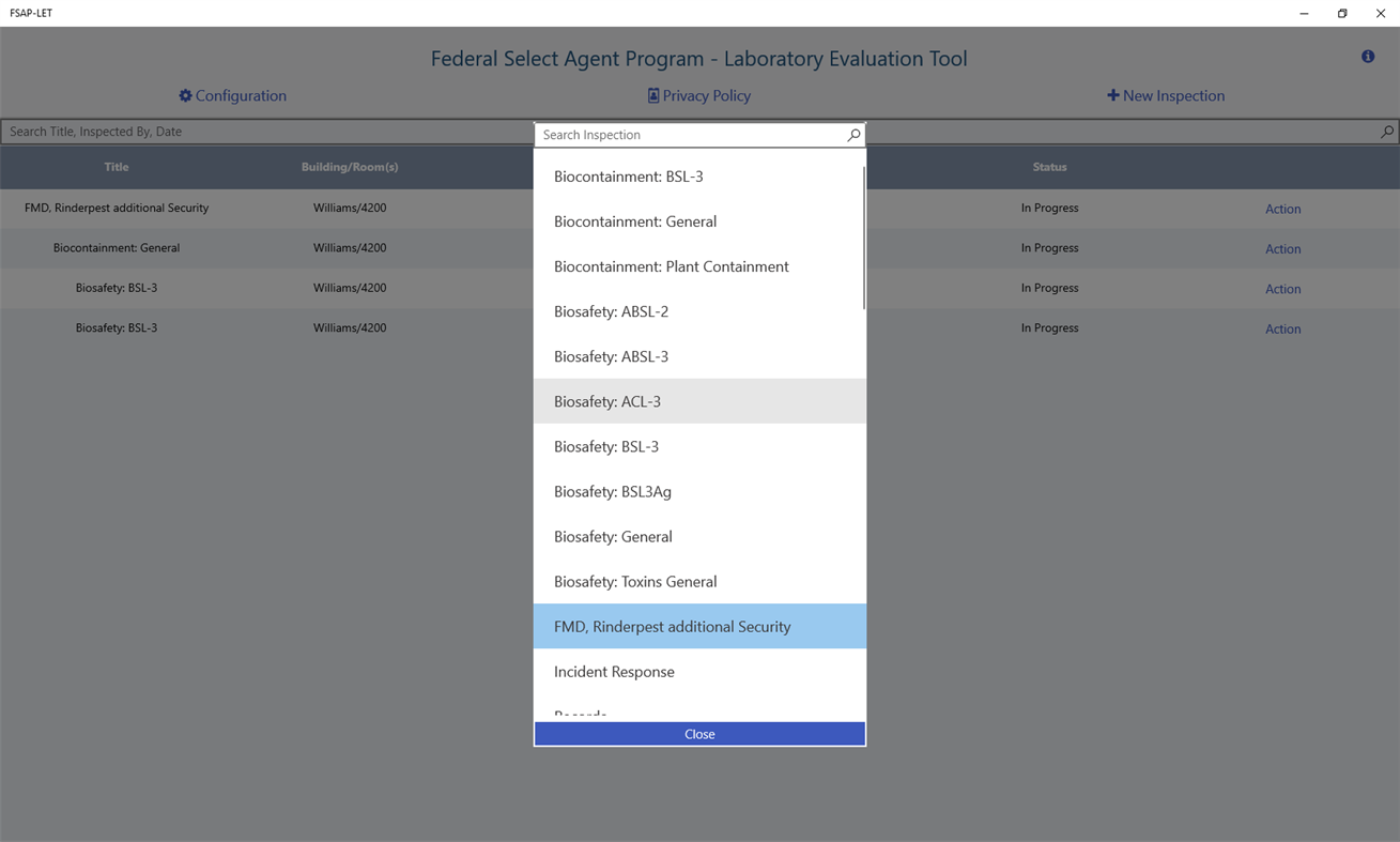 #2. FSAP-LET (Windows) Bởi: Centers for Disease Control and Prevention