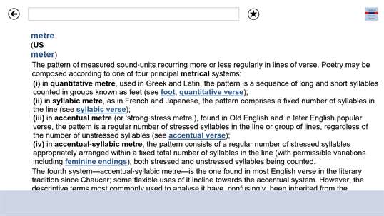 Oxford Dictionary of Literary Terms screenshot 3
