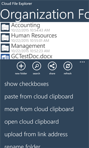 Cloud File Explorer screenshot 5