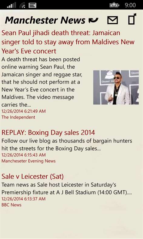 Manchester UK News Screenshots 1