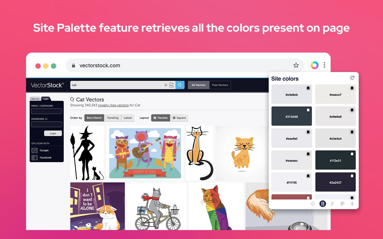 Color Picker Eyedropper Tool Browser Extension