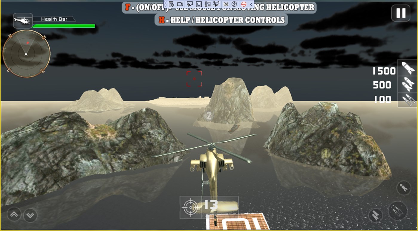 #4. Helicopter Black Ops (Windows) 由: LNHERITANCE GAME