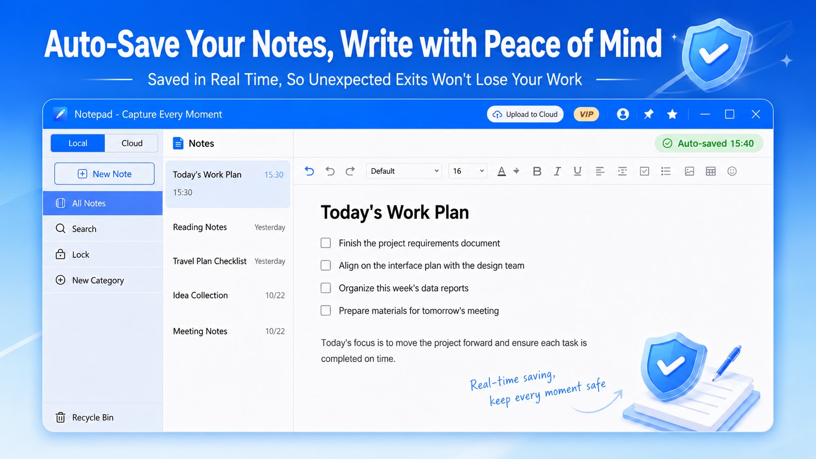 Notes - Notepad & Text Editor screenshot