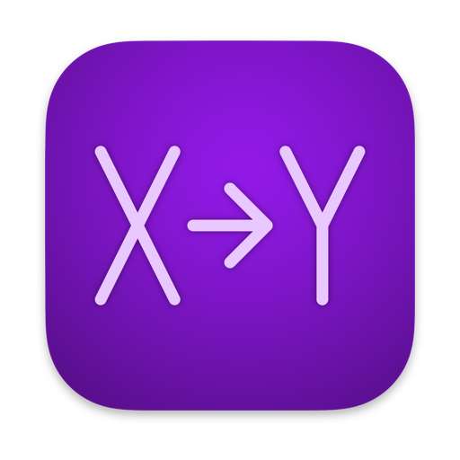 X to Y icon