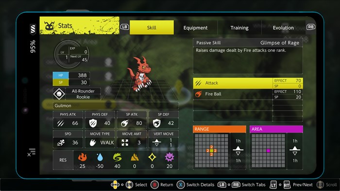 Digimon Survive Extra Monster: Guilmon — скриншот 2