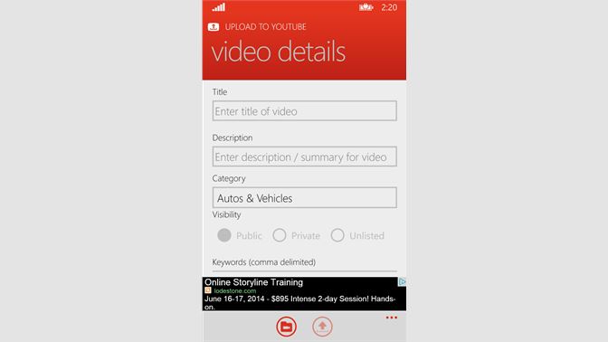 Get Upload To Youtube Microsoft Store - 