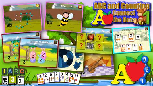 Kids ABC and Counting Join and Connect the Dot Alphabet Puzzle game screenshot 1