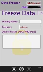 Data Freezer screenshot 3