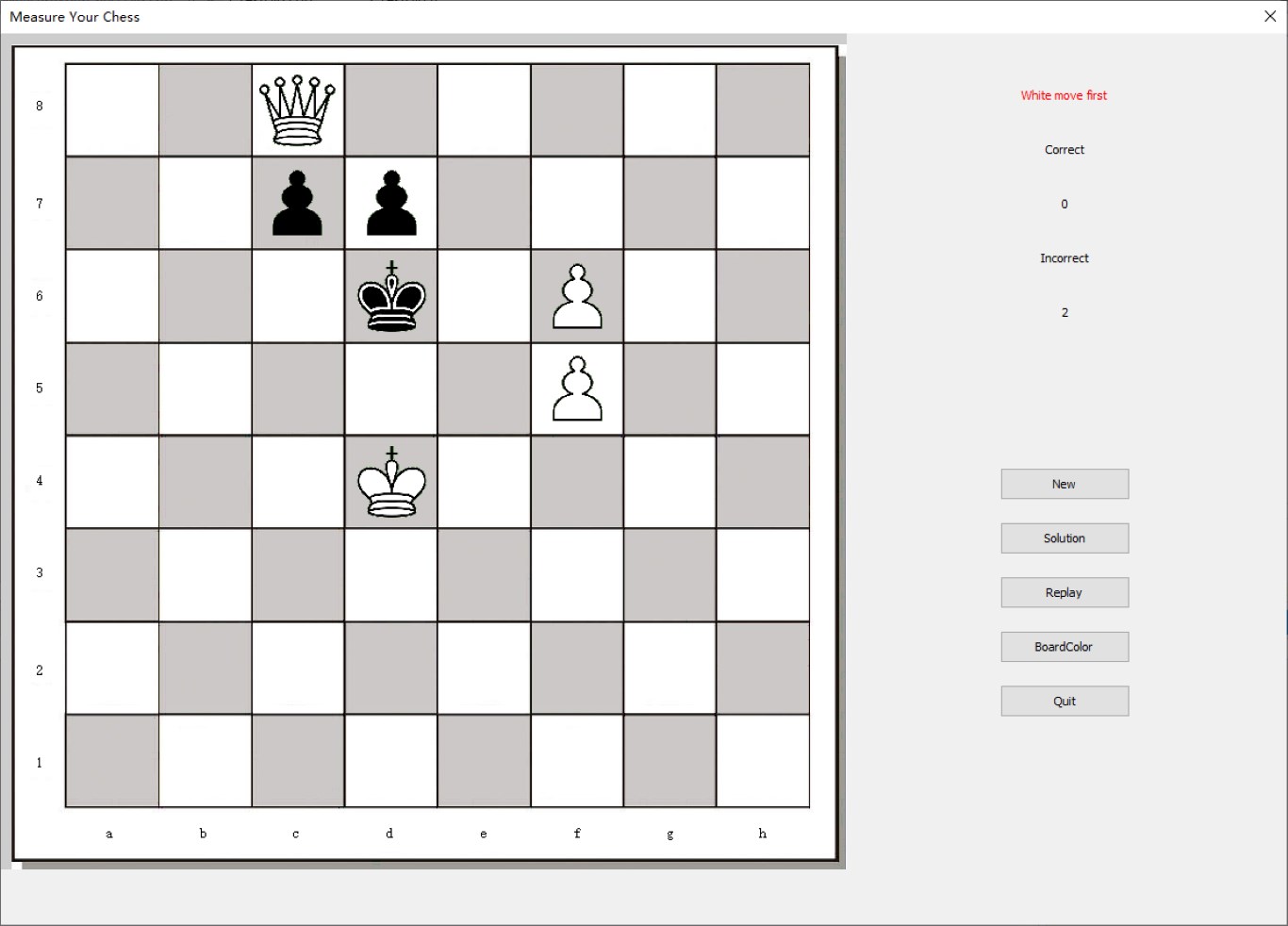 Captura 5 Test Your Chess windows