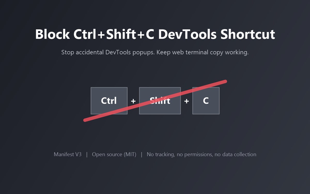 Block Ctrl+Shift+C DevTools Shortcut Stats, Downloads & Safety Check ...