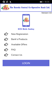 BCCB Mobile Banking screenshot 1