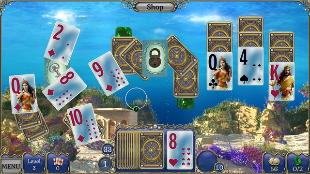 Jewel Match Atlantis Solitaire Collector's Edition screenshot 1