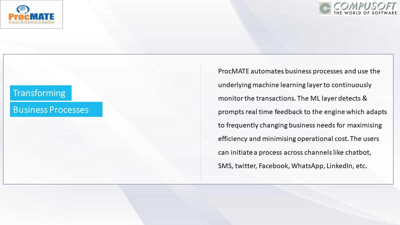 Snapshot 4 of ProcMATE- Business Process Automation Simplified