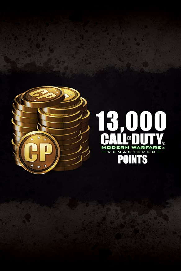 13,000 Call of Duty: Modern Warfare Remastered Points