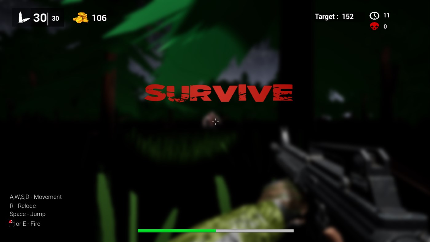 #1. Endless Night: Zombie Survival (Windows) By: Kwill Games