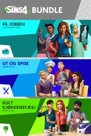 The Sims™ 4 Bundle – På jobben, Ut og spise, Kult kjøkkenstæsj