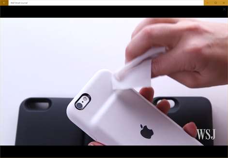 Screenshot: High quality in-app video