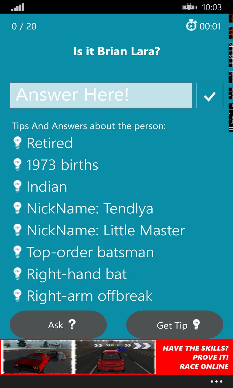 Captura 6 Cricket Player Who? windows