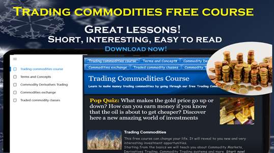 Commodity trading course gold silver oil and more screenshot 1