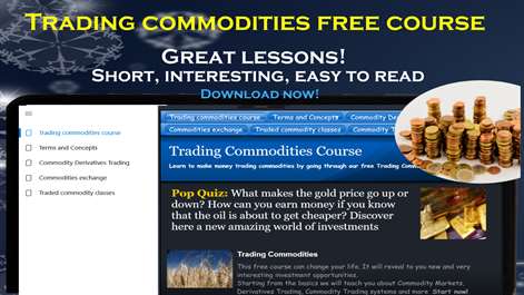 Commodity trading course gold silver oil and more Screenshots 1