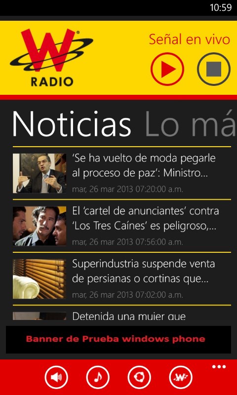 W Radio For Windows 10 Mobile