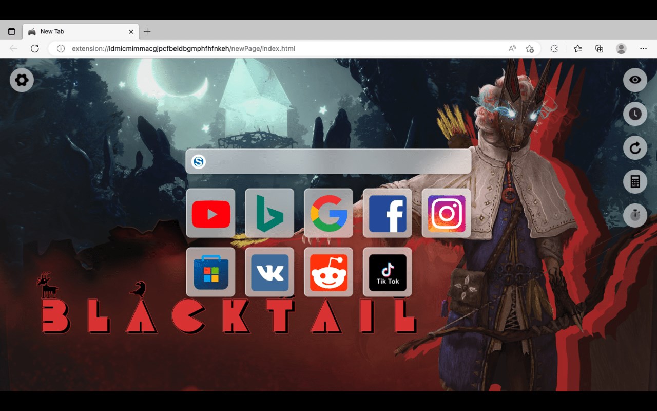 blacktail Wallpaper New Tab