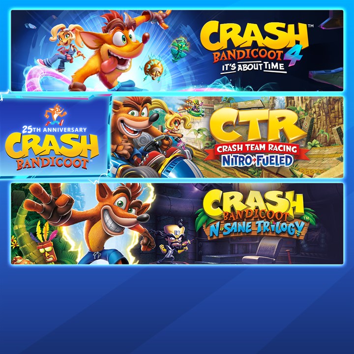 Crash Bandicoot Bundle — N. Sane Trilogy + Ctr Nitro-Fueled on PS4 — price  history, screenshots, discounts • USA