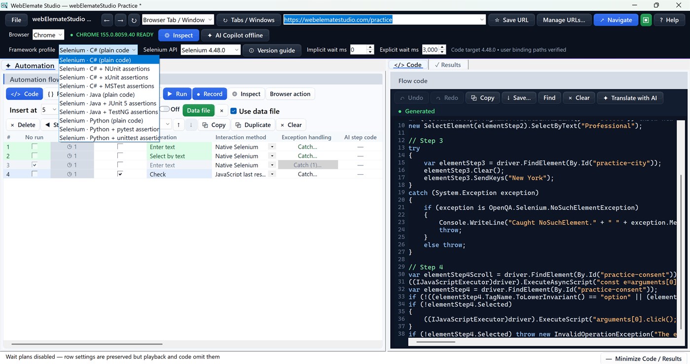 #8. WebElemate Studio (Windows) De: Dhaval Parikh